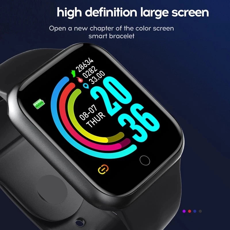 Smart Watch Men Women Fitness Tracker Blood Pressure Smartwatches Heart Rate Monitor Bluetooth-Compatible Digital Wristwatch